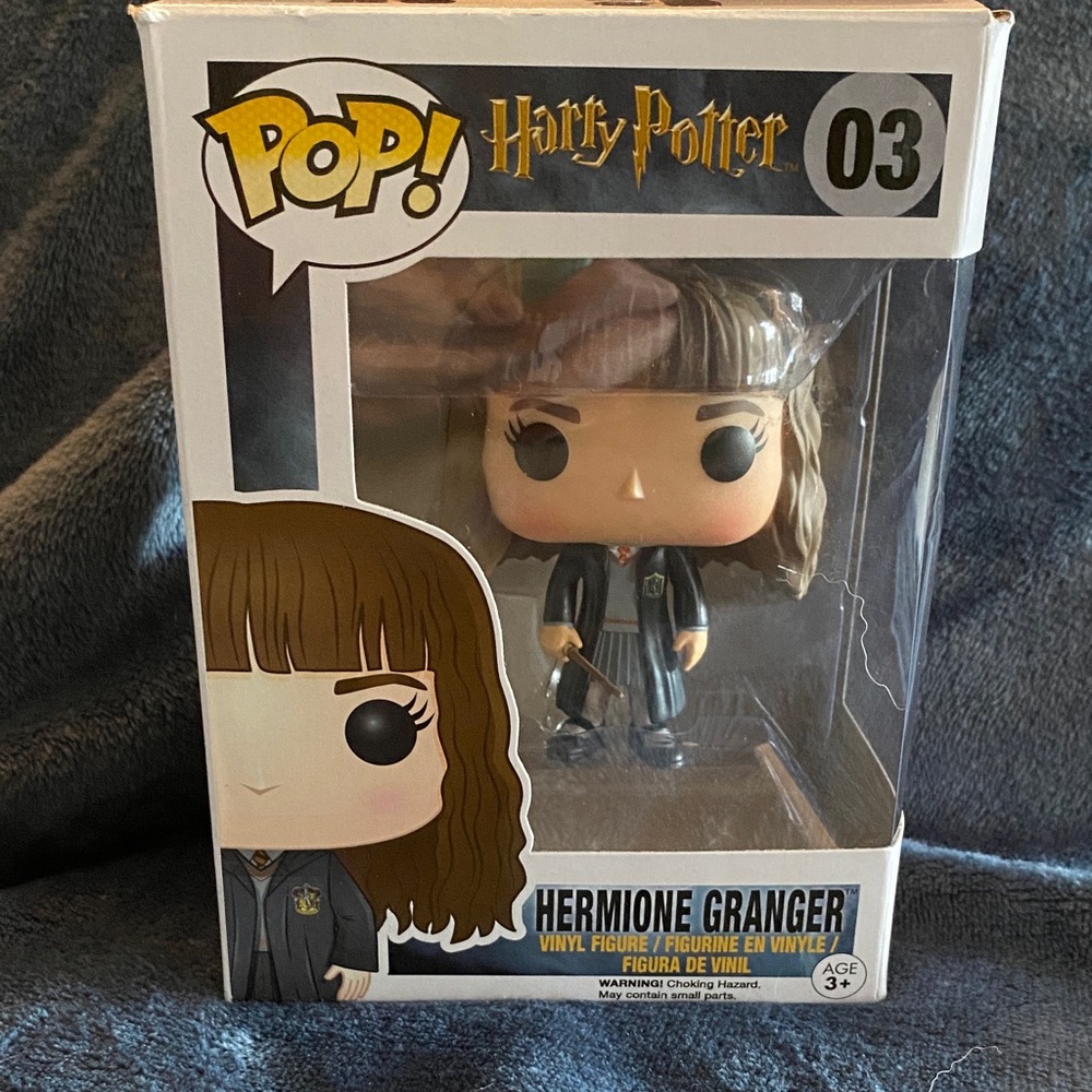 Funko Pop! Hermione Granger Figure - Black and Gray